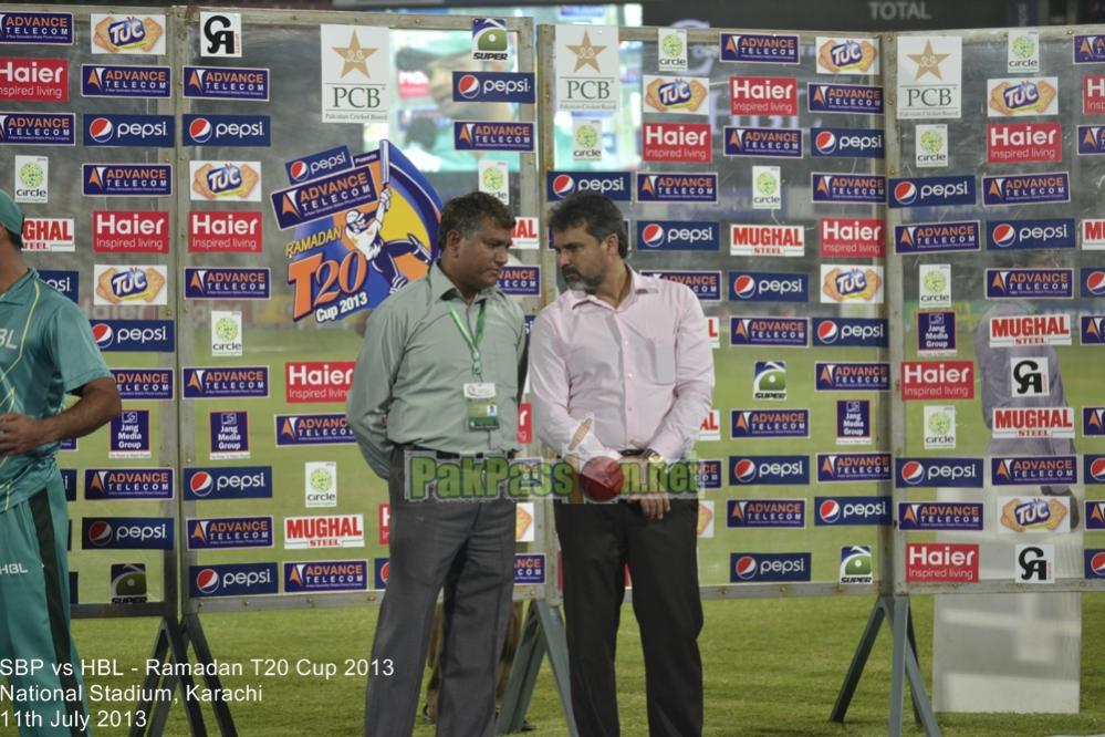 SBP vs HBL - Ramadan T20 Cup 2013