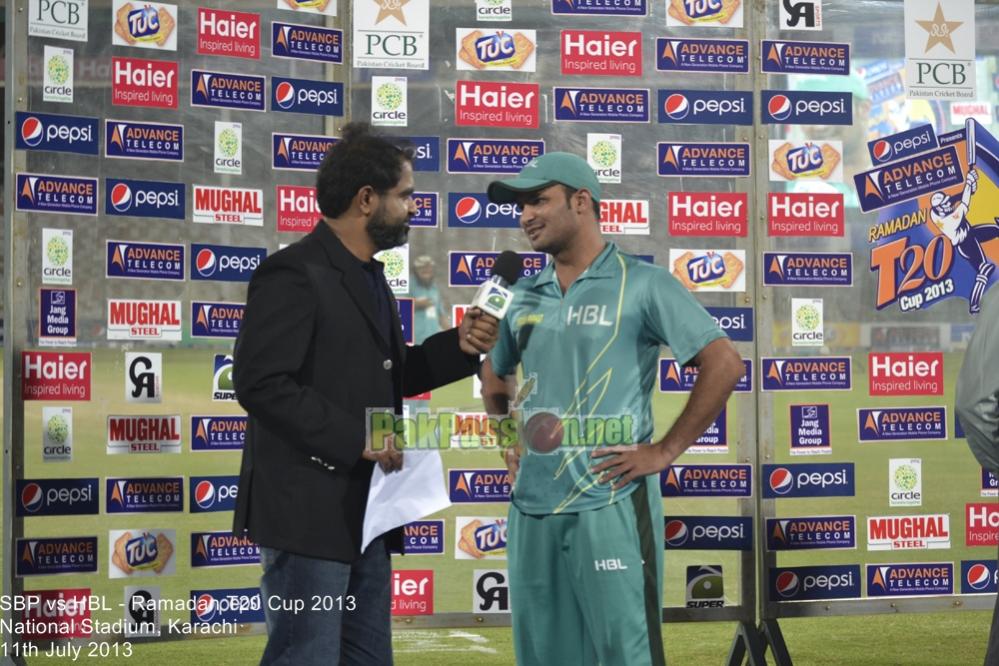 SBP vs HBL - Ramadan T20 Cup 2013