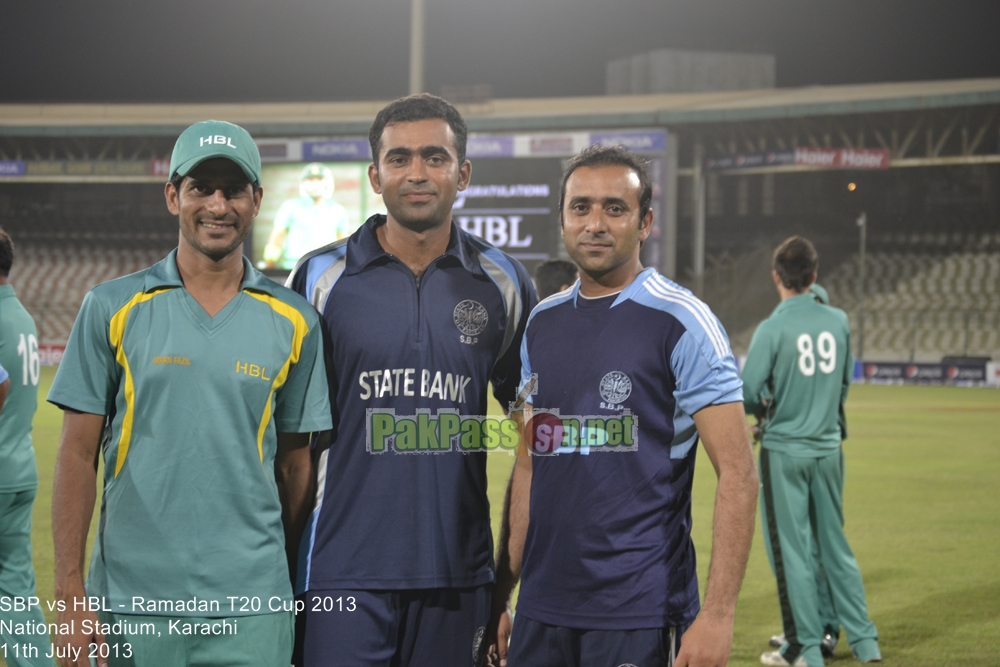 SBP vs HBL - Ramadan T20 Cup 2013