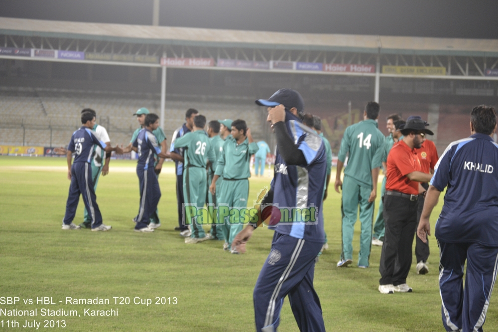 SBP vs HBL - Ramadan T20 Cup 2013