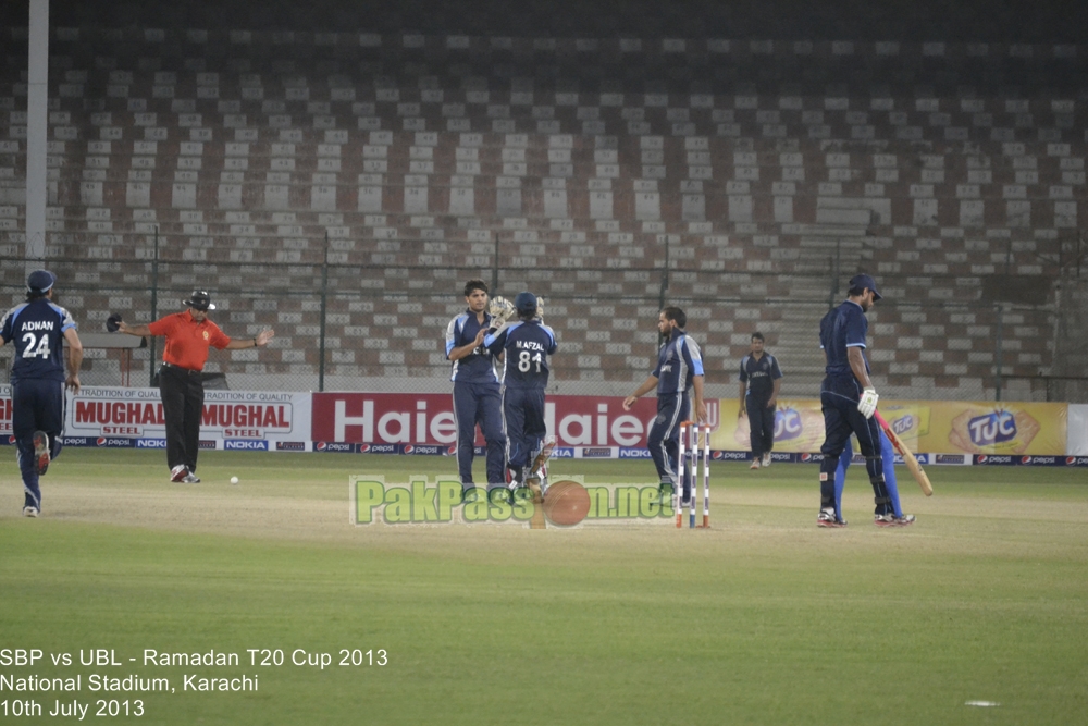 SBP vs UBL - Ramadan T20 Cup 2013