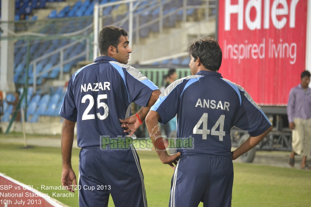 SBP vs UBL - Ramadan T20 Cup 2013