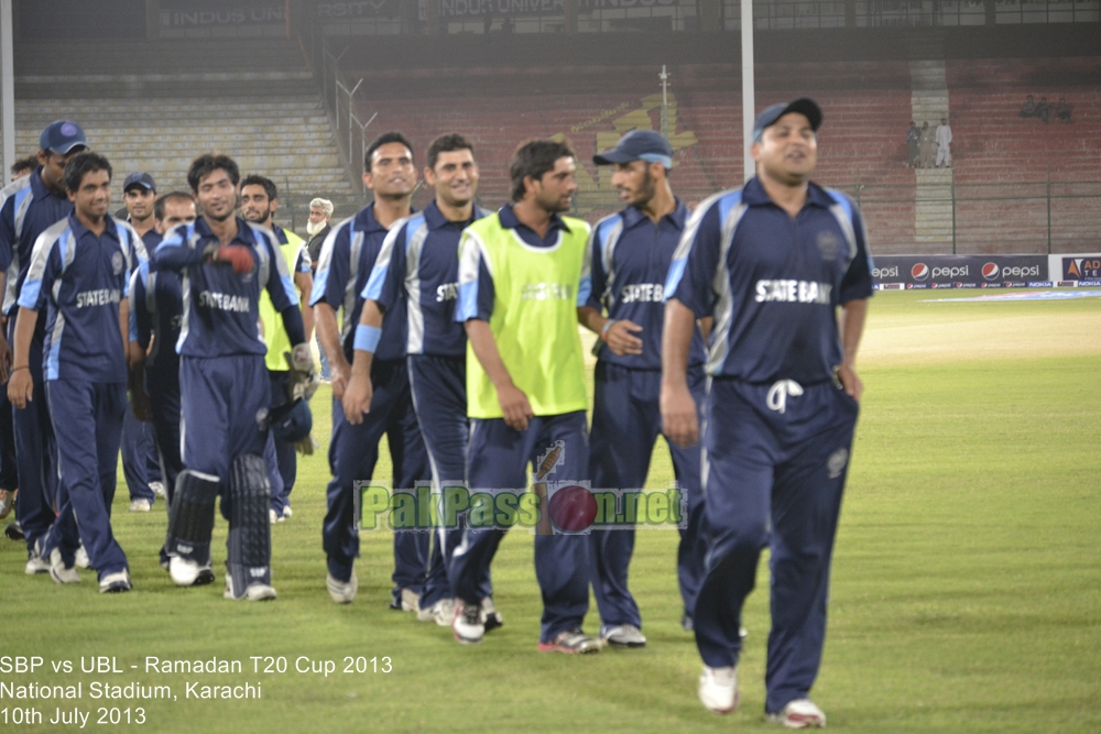 SBP vs UBL - Ramadan T20 Cup 2013