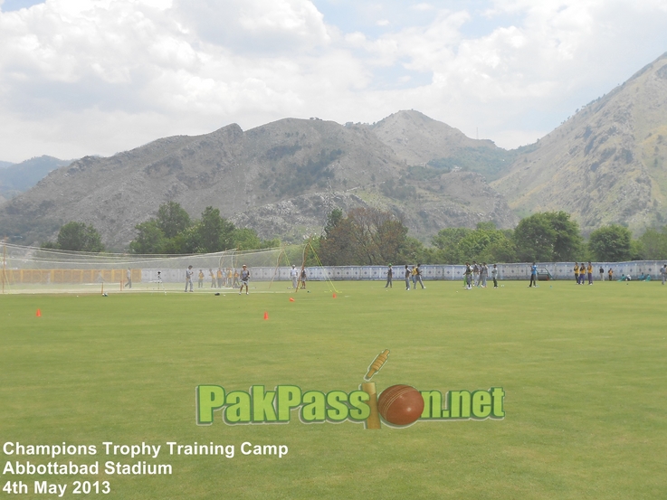 Scenic view of Abbottabad Stadium