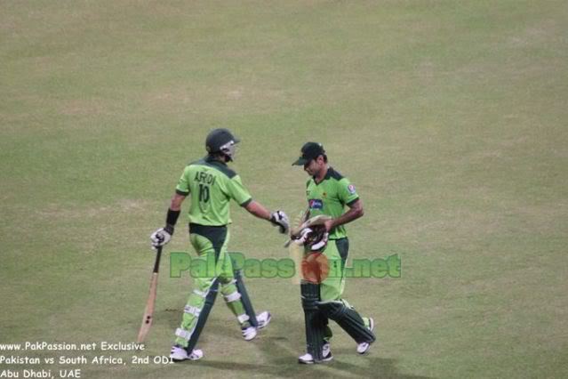 Shahid Afridi and Muhammad Hafeez