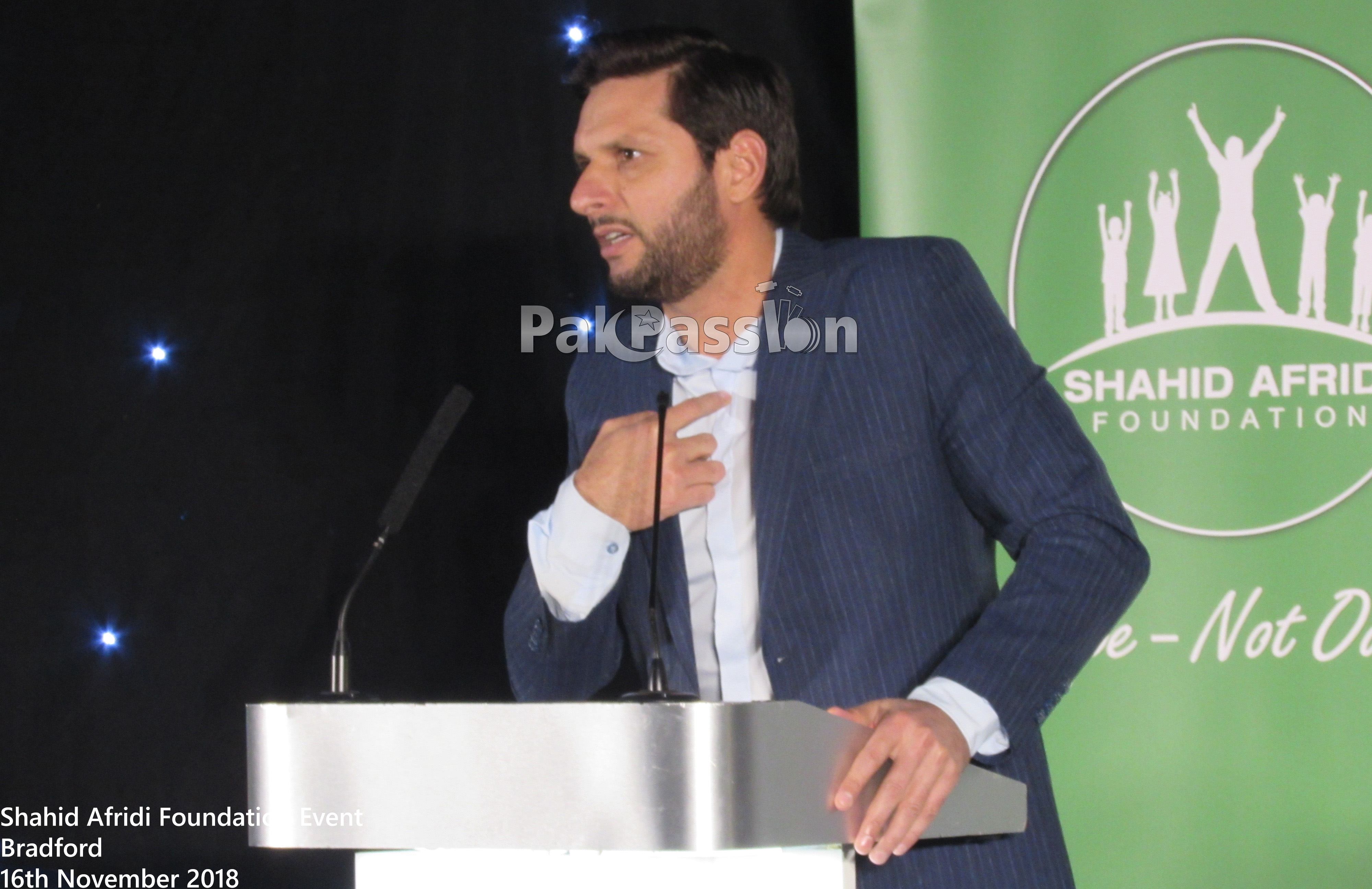 Shahid Afridi Foundation Event Bradford 16th November 2018