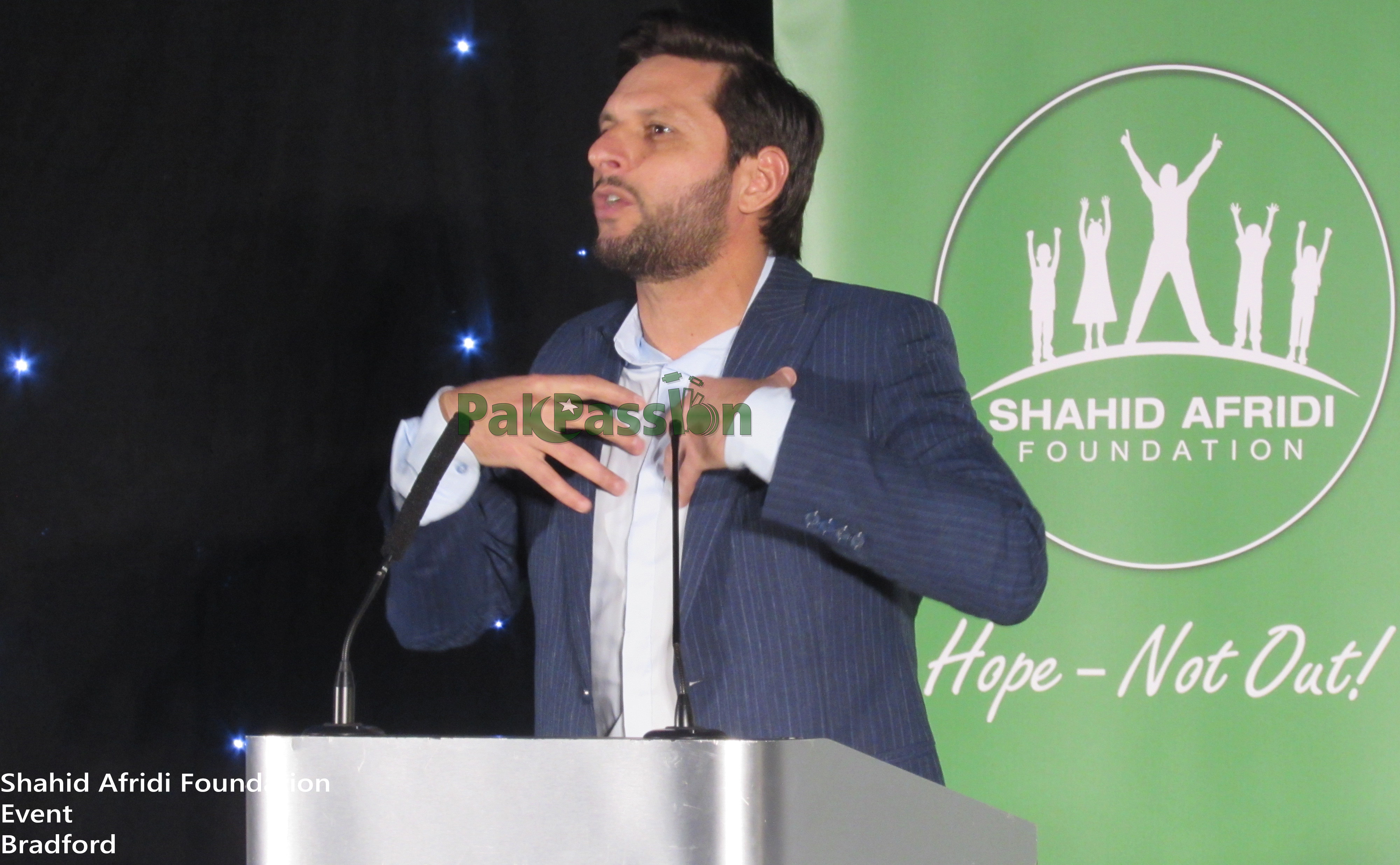 Shahid Afridi Foundation Event Bradford 16th November 2018