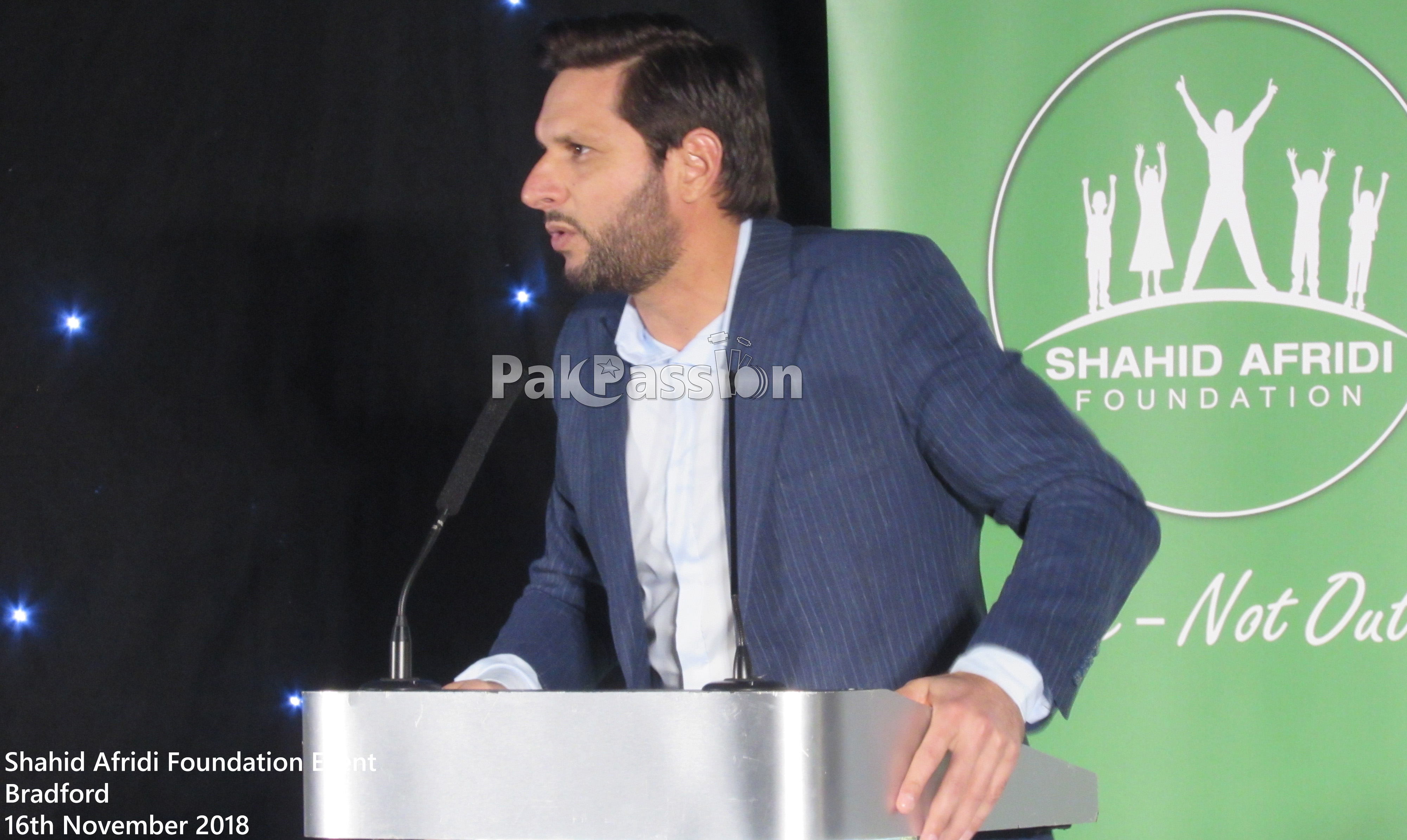 Shahid Afridi Foundation Event Bradford 16th November 2018