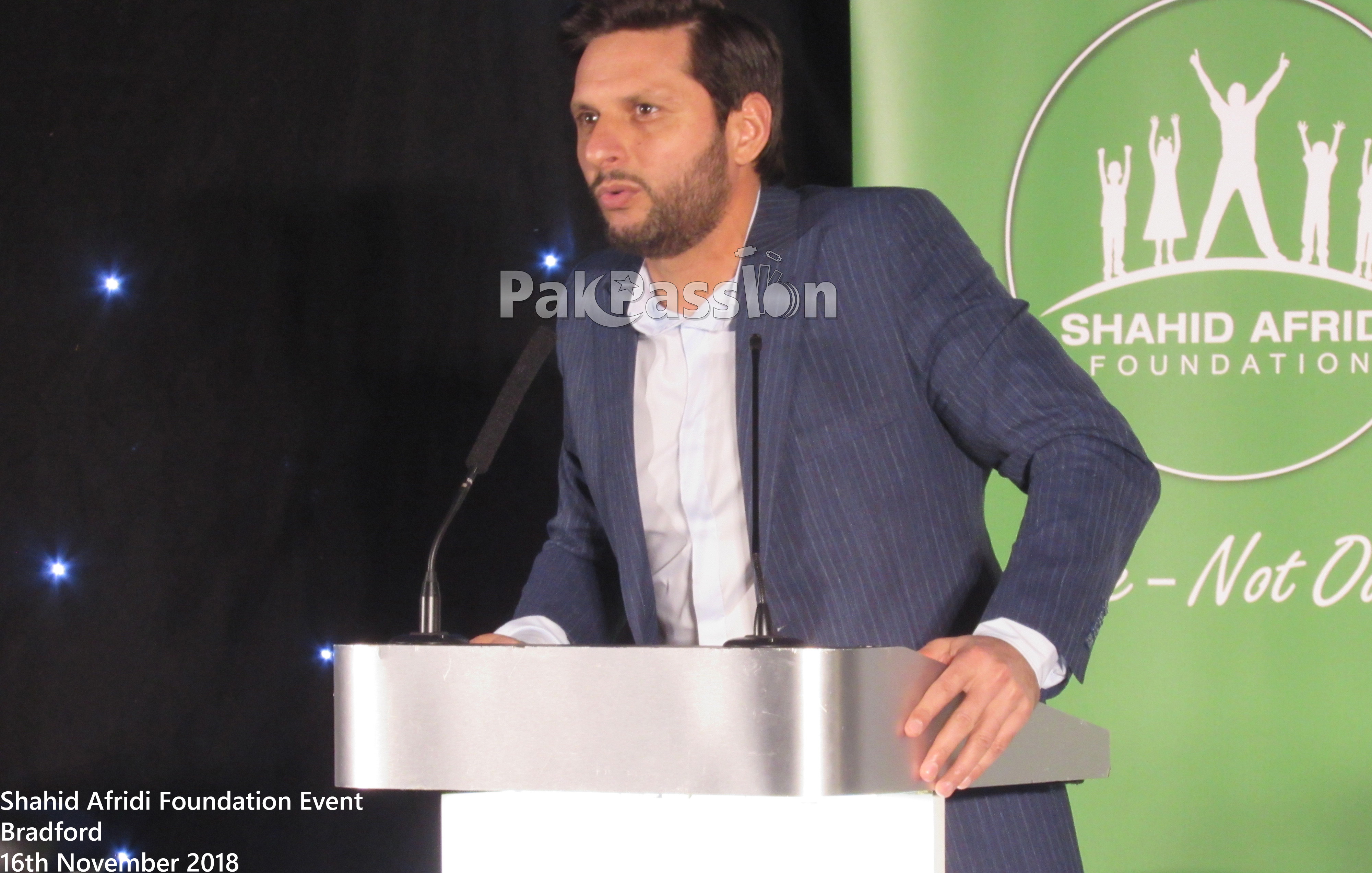 Shahid Afridi Foundation Event Bradford 16th November 2018