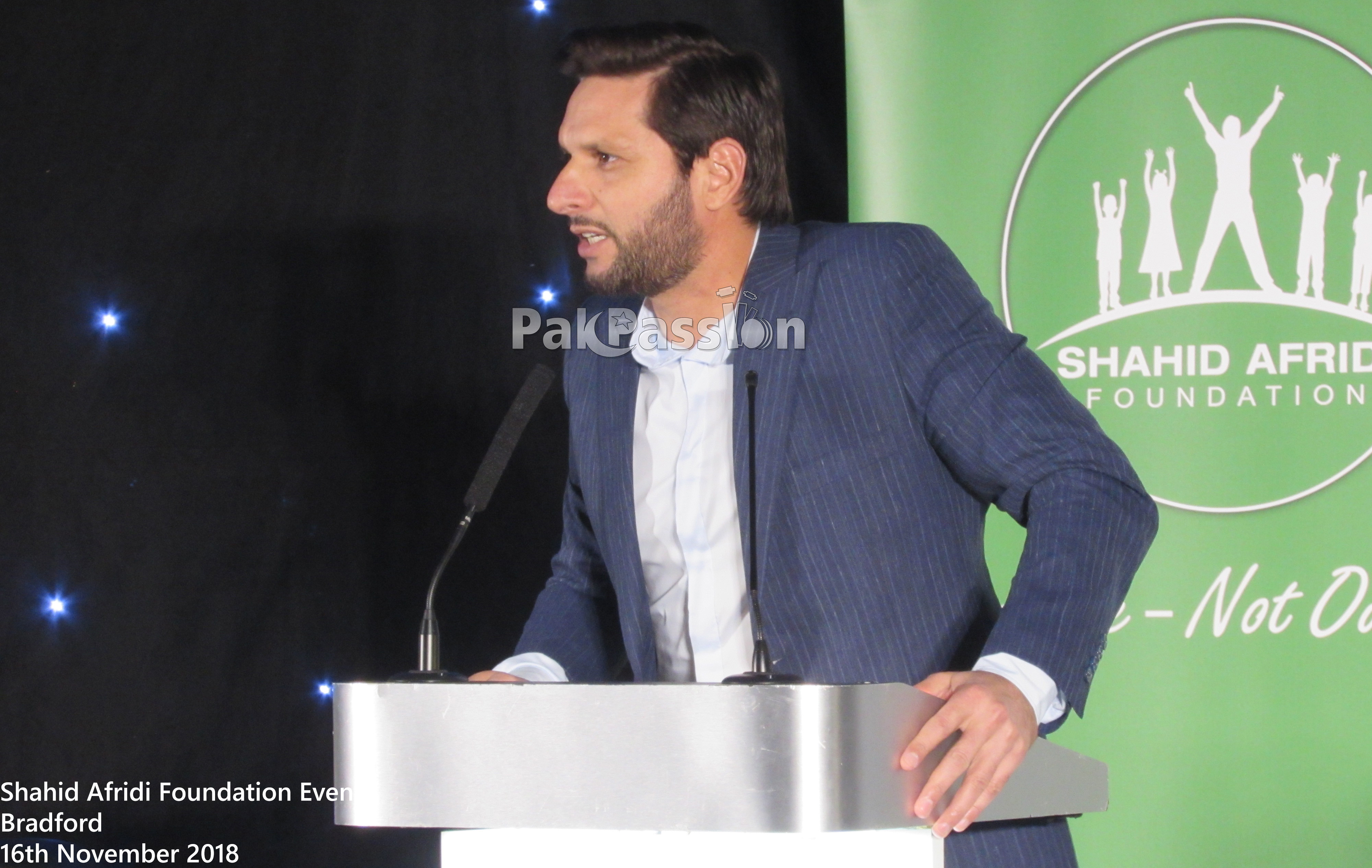 Shahid Afridi Foundation Event Bradford 16th November 2018