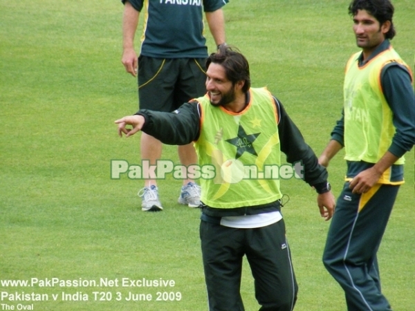 Shahid Afridi in a jovial mood