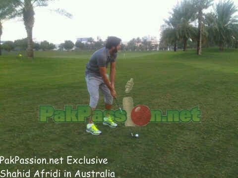 Shahid Afridi in Australia