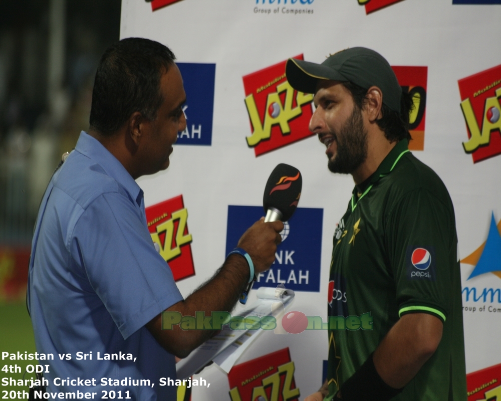 Shahid Afridi talks about his match winning performance