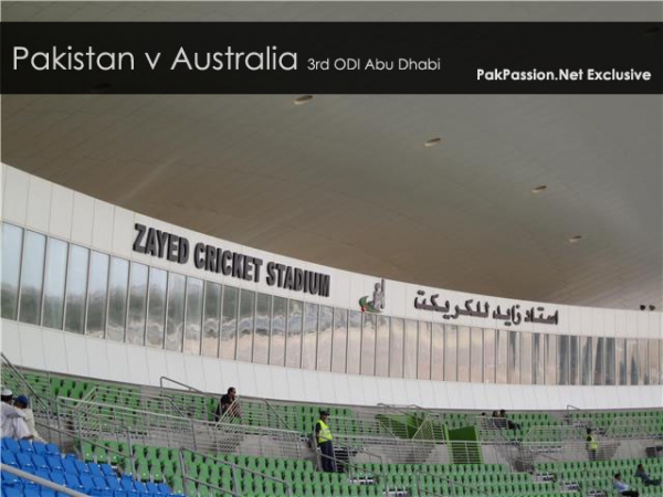 Sheikh Zayed Cricket Stadium, Abu Dhabi