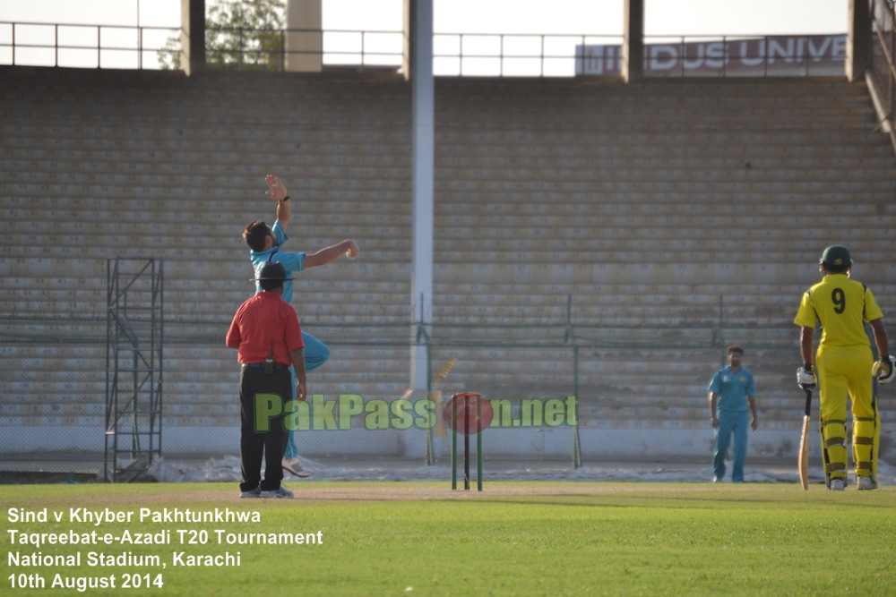 Sind vs KPK - Taqreebat-e-Azadi T20 Tournament 2014