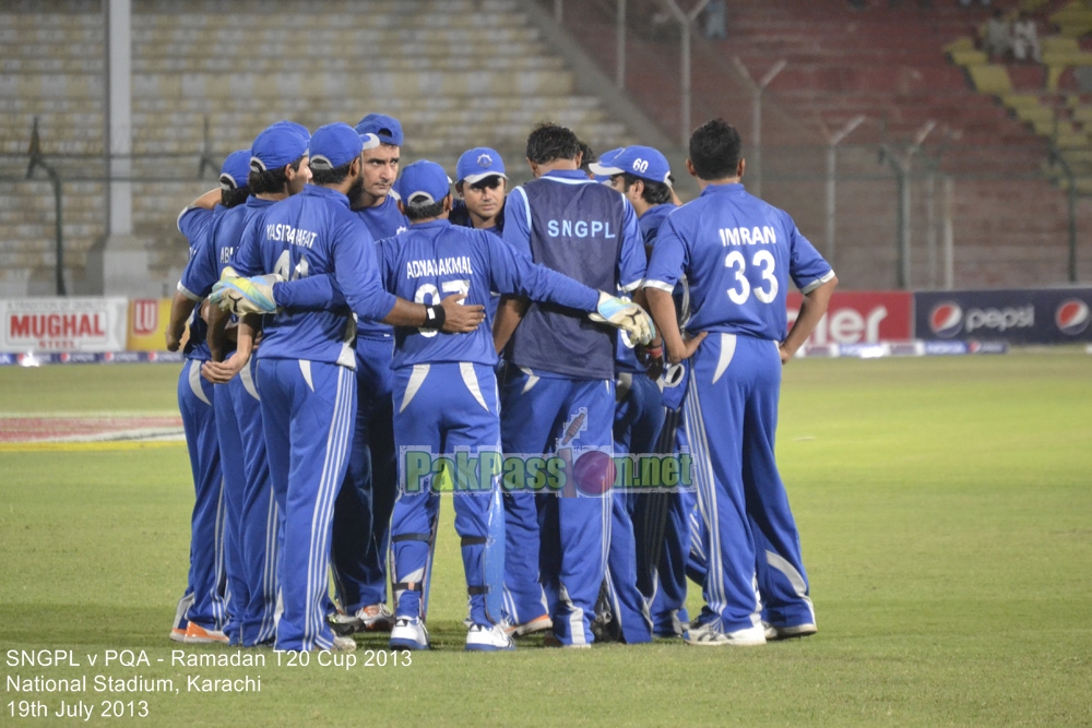 SNGPL vs PQA - Ramadan T20 Cup 2013