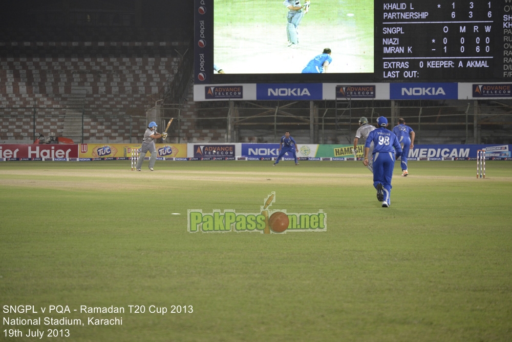 SNGPL vs PQA - Ramadan T20 Cup 2013