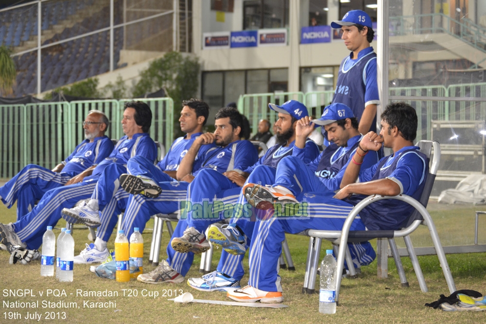 SNGPL vs PQA - Ramadan T20 Cup 2013