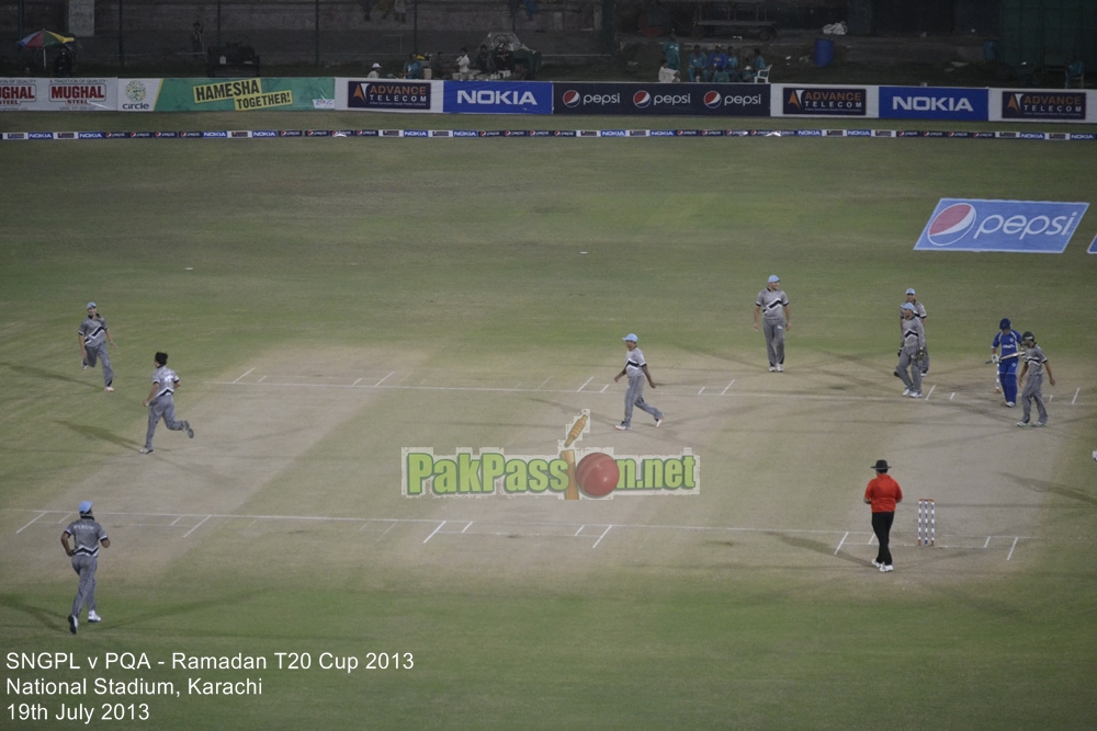 SNGPL vs PQA - Ramadan T20 Cup 2013