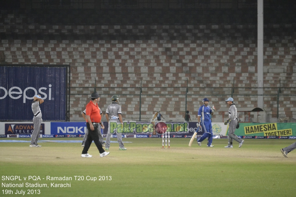 SNGPL vs PQA - Ramadan T20 Cup 2013