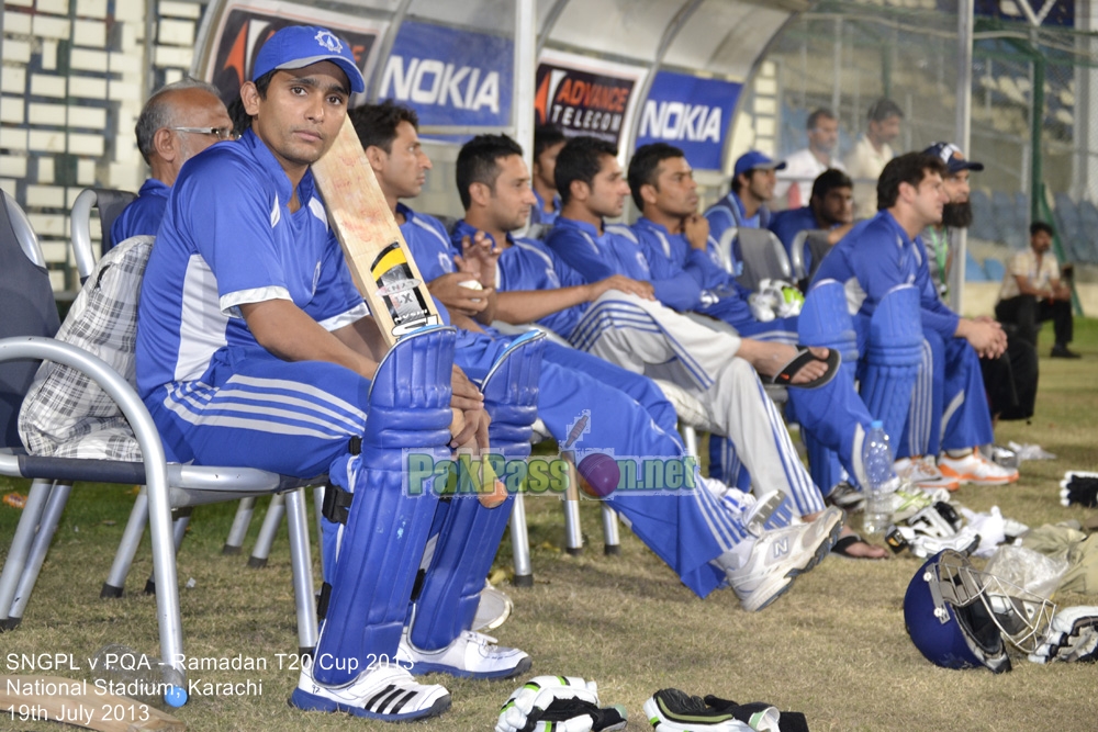 SNGPL vs PQA - Ramadan T20 Cup 2013