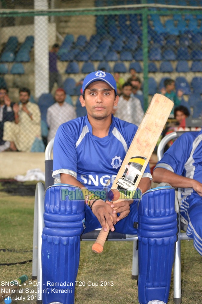 SNGPL vs PQA - Ramadan T20 Cup 2013