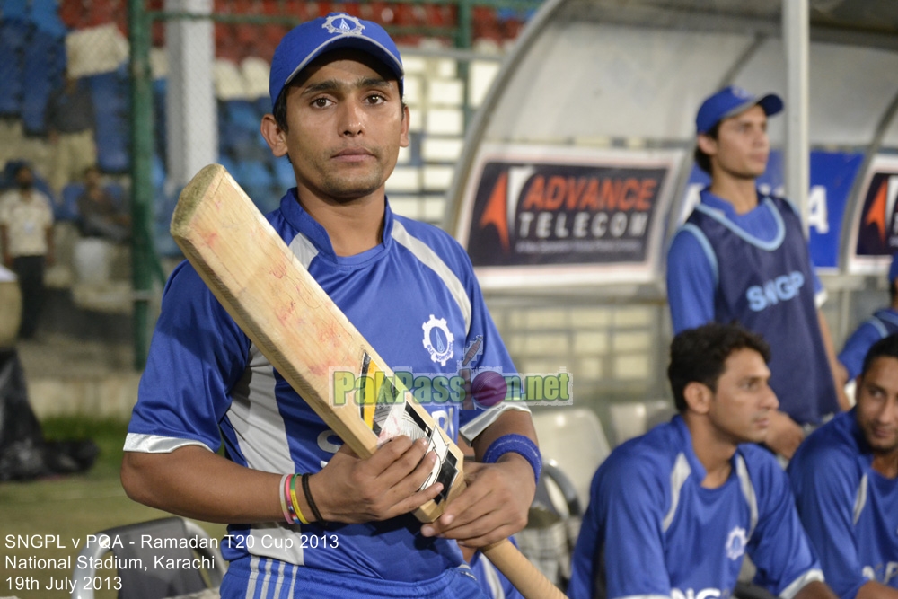 SNGPL vs PQA - Ramadan T20 Cup 2013