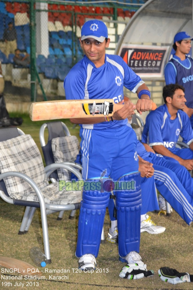 SNGPL vs PQA - Ramadan T20 Cup 2013