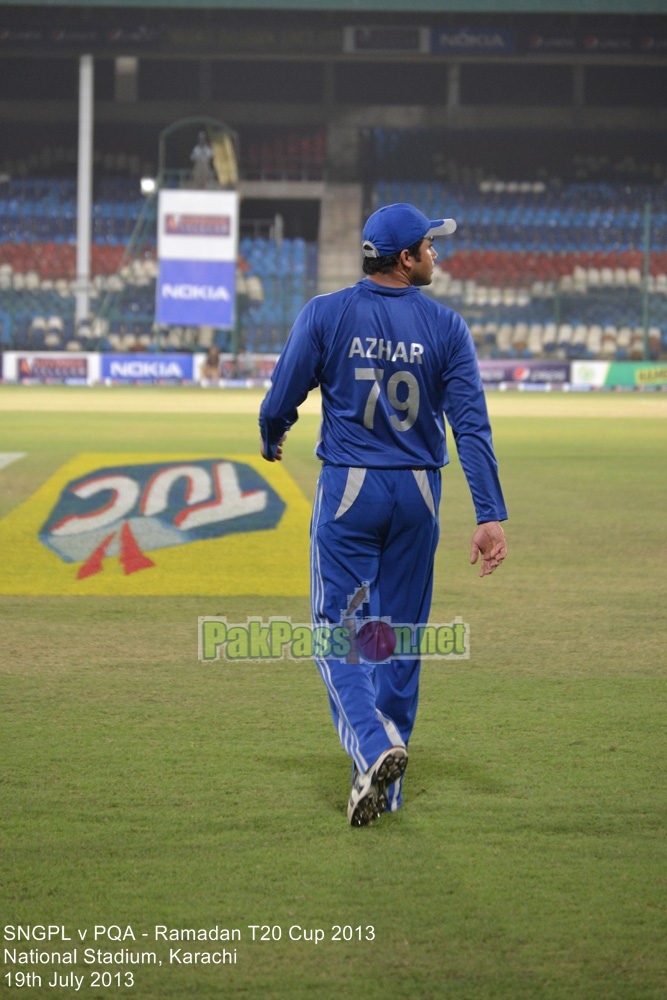 SNGPL vs PQA - Ramadan T20 Cup 2013