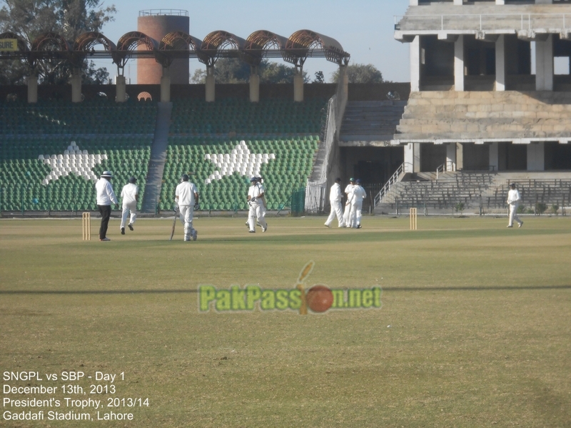 SNGPL vs SBP, President's Trophy, Gaddafi Stadium, Lahore