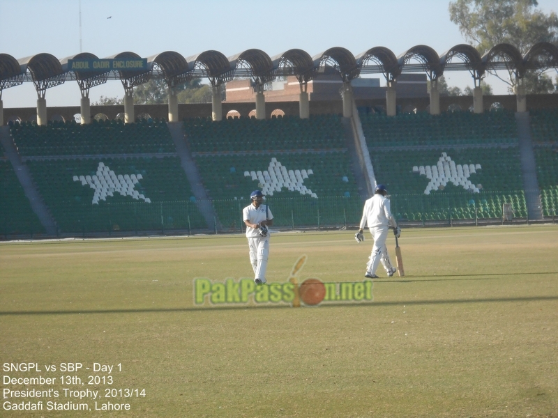 SNGPL vs SBP, President's Trophy, Gaddafi Stadium, Lahore