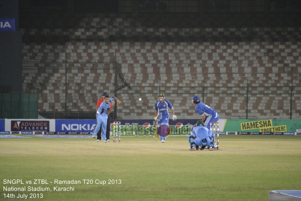 SNGPL vs ZTBL - Ramadan T20 Cup 2013