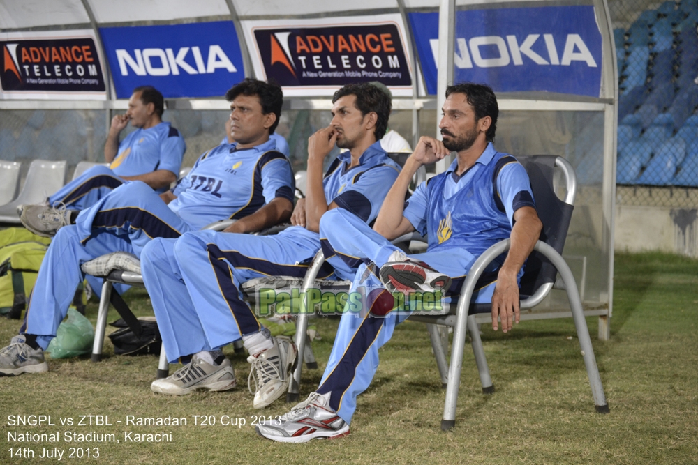 SNGPL vs ZTBL - Ramadan T20 Cup 2013