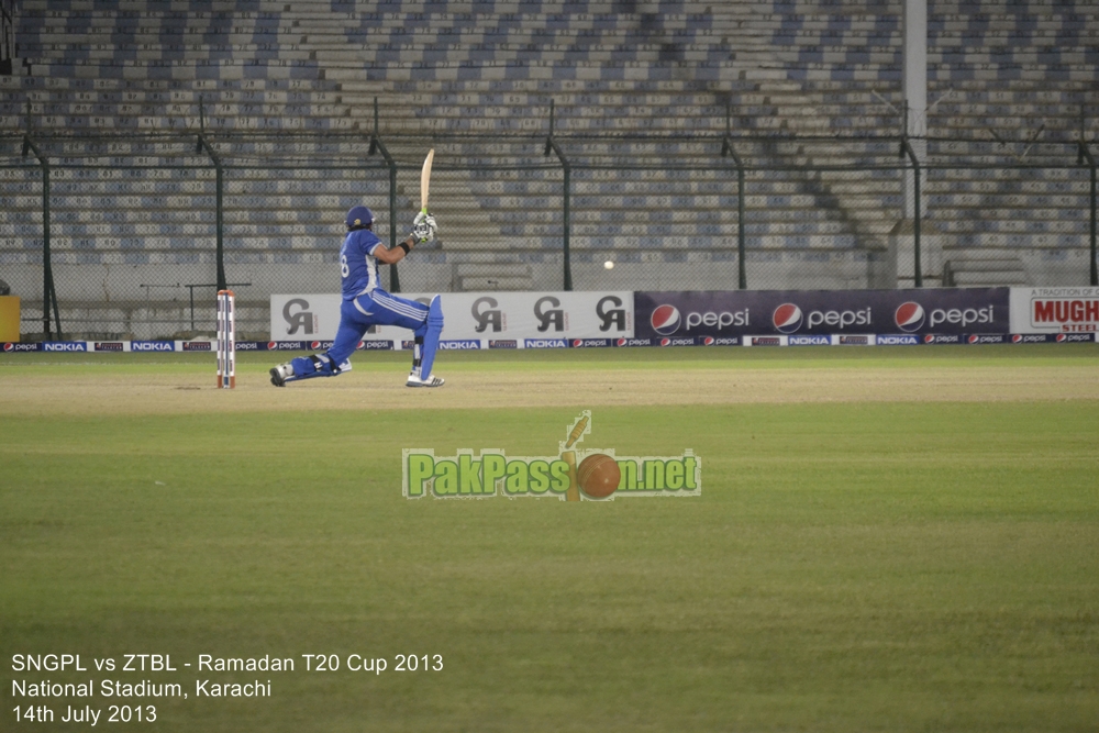 SNGPL vs ZTBL - Ramadan T20 Cup 2013