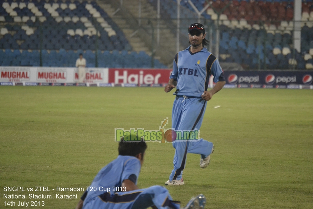 SNGPL vs ZTBL - Ramadan T20 Cup 2013