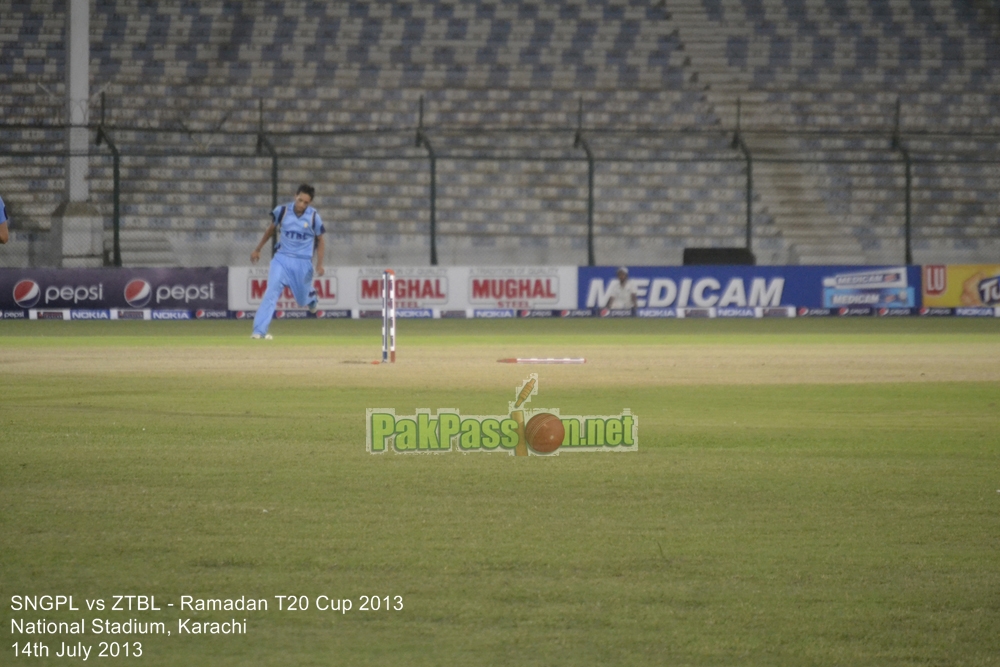 SNGPL vs ZTBL - Ramadan T20 Cup 2013