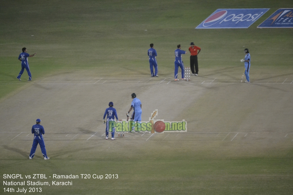 SNGPL vs ZTBL - Ramadan T20 Cup 2013