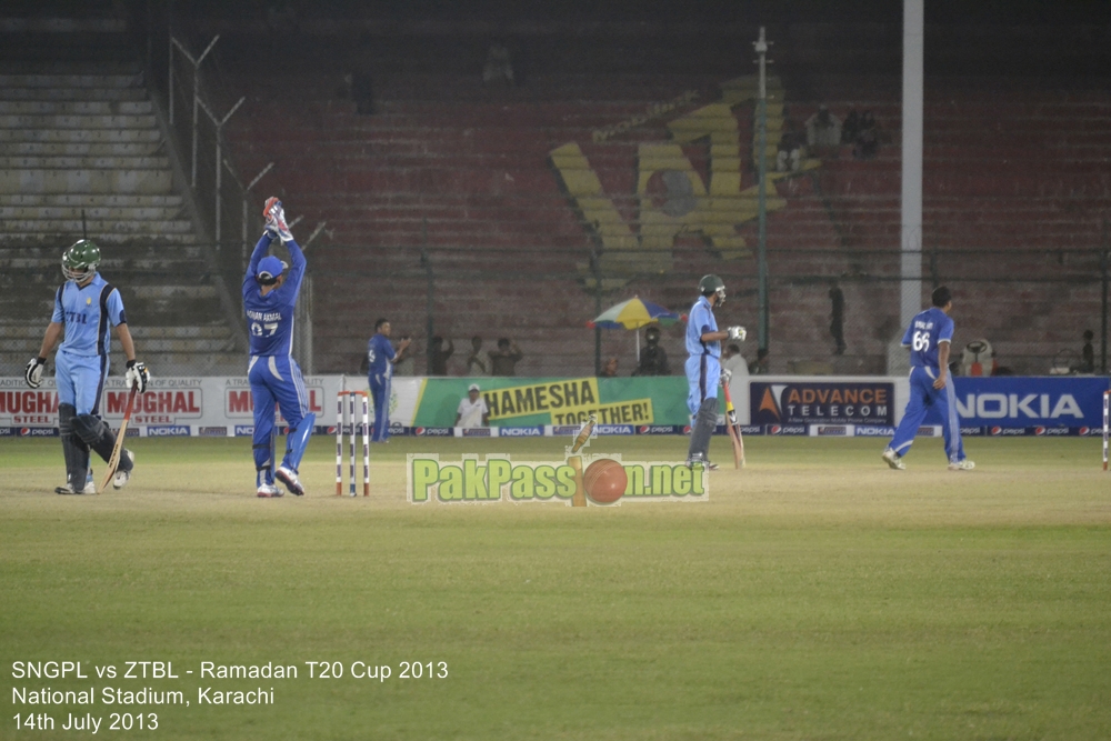 SNGPL vs ZTBL - Ramadan T20 Cup 2013