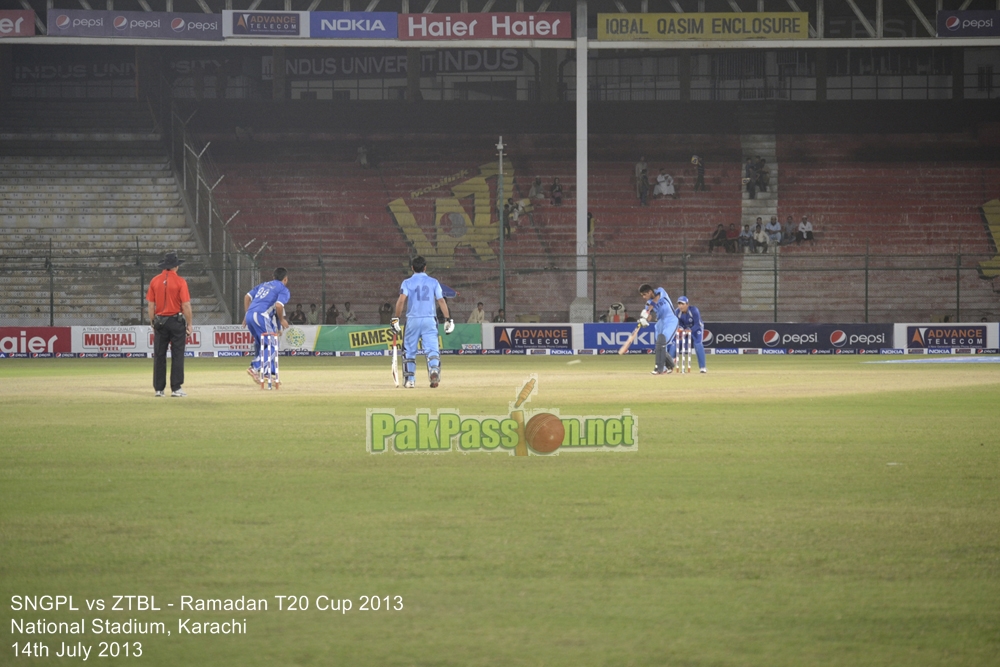 SNGPL vs ZTBL - Ramadan T20 Cup 2013