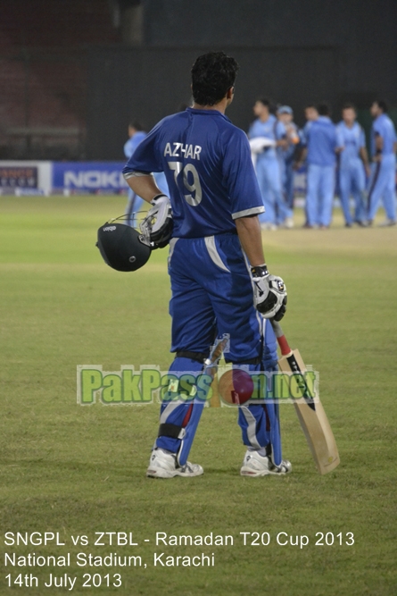 SNGPL vs ZTBL - Ramadan T20 Cup 2013