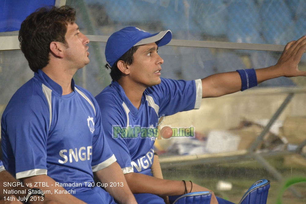 SNGPL vs ZTBL - Ramadan T20 Cup 2013