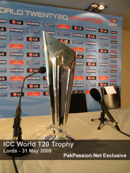 The 2009 ICC Twenty20 World Cup Trophy