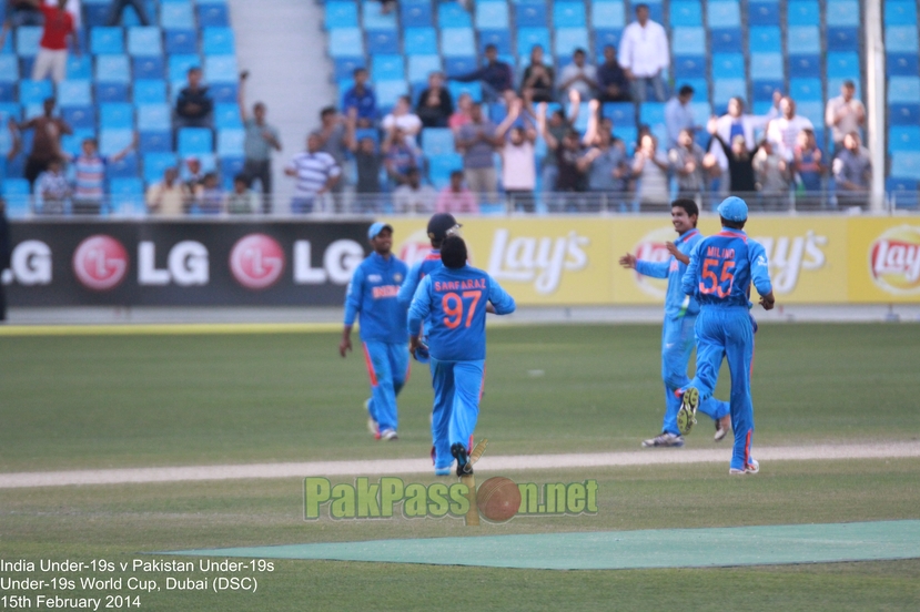 U19 India vs U19 Pakistan, ICC U19 World Cup 2014