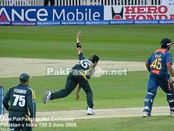 Umar Gul in his follow through