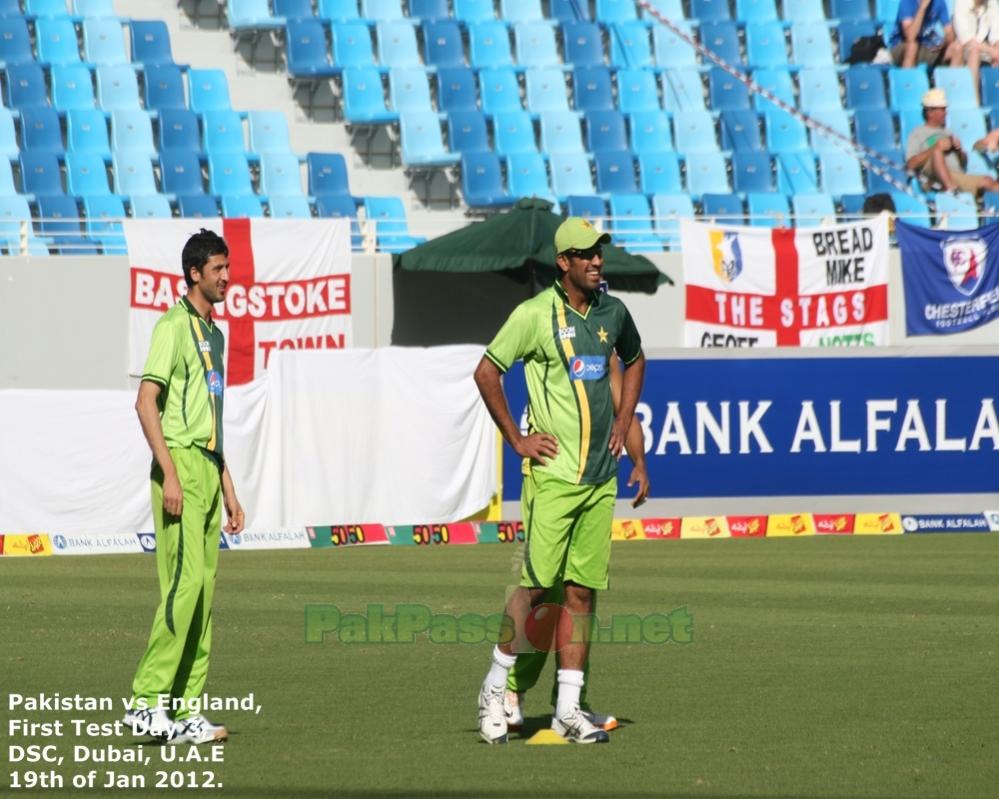 Wahab Riaz and Junaid Khan