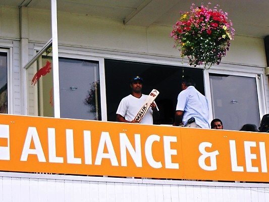 Waqar in the Pak Dressing Room