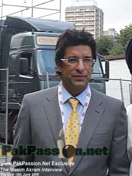 Wasim Akram at the Oval