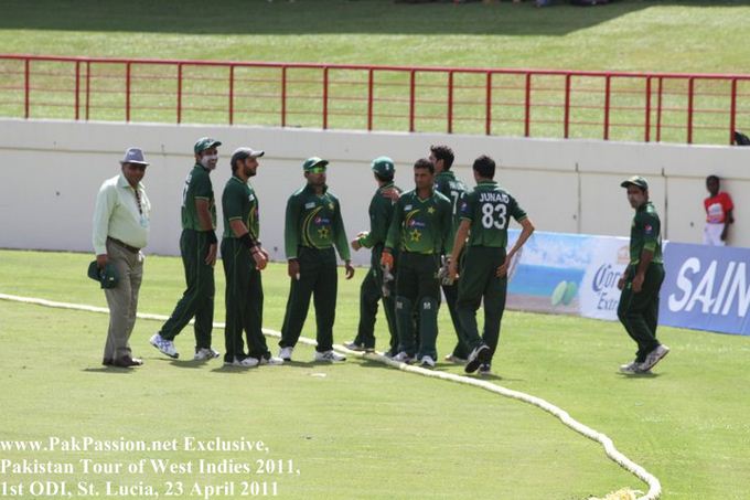 West Indies vs Pakistan | 1st ODI | St. Lucia | 23 April 2011