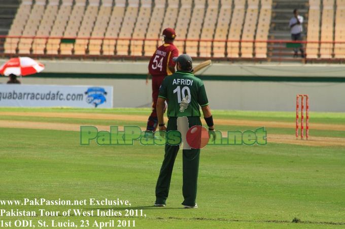 West Indies vs Pakistan | 1st ODI | St. Lucia | 23 April 2011