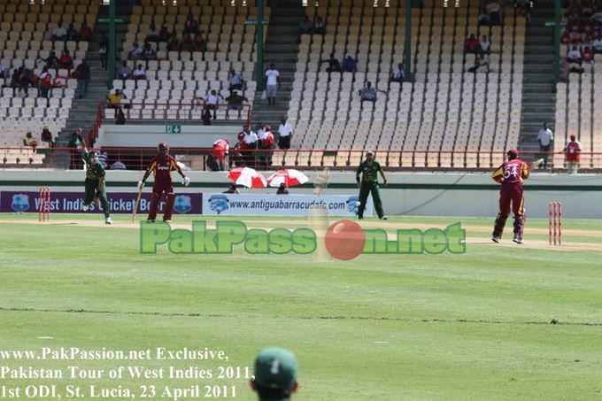 West Indies vs Pakistan | 1st ODI | St. Lucia | 23 April 2011